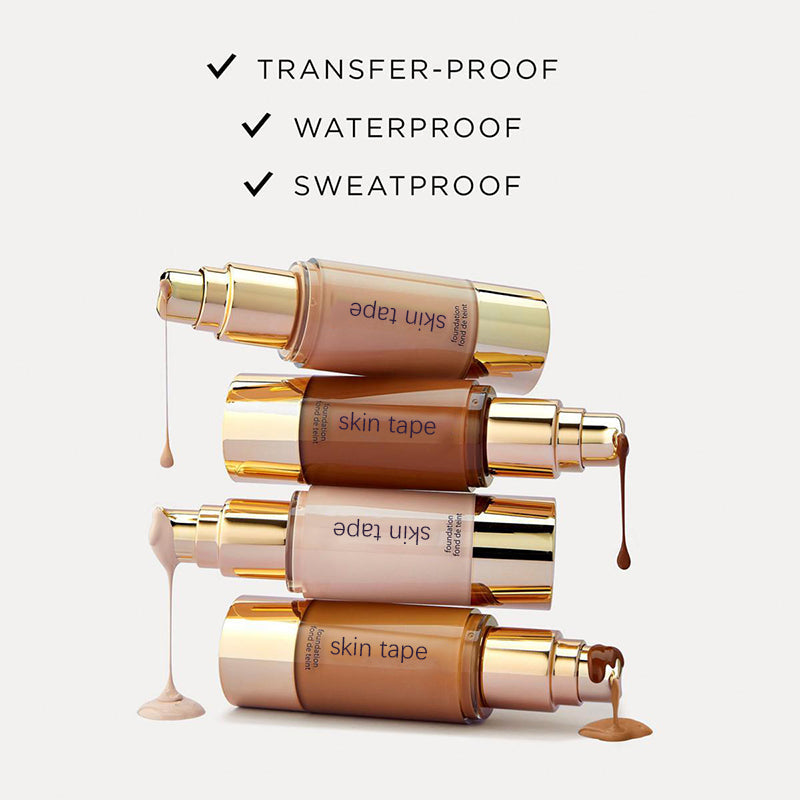 Full-Coverage Skin Tape Foundation (with Brush FREE !)